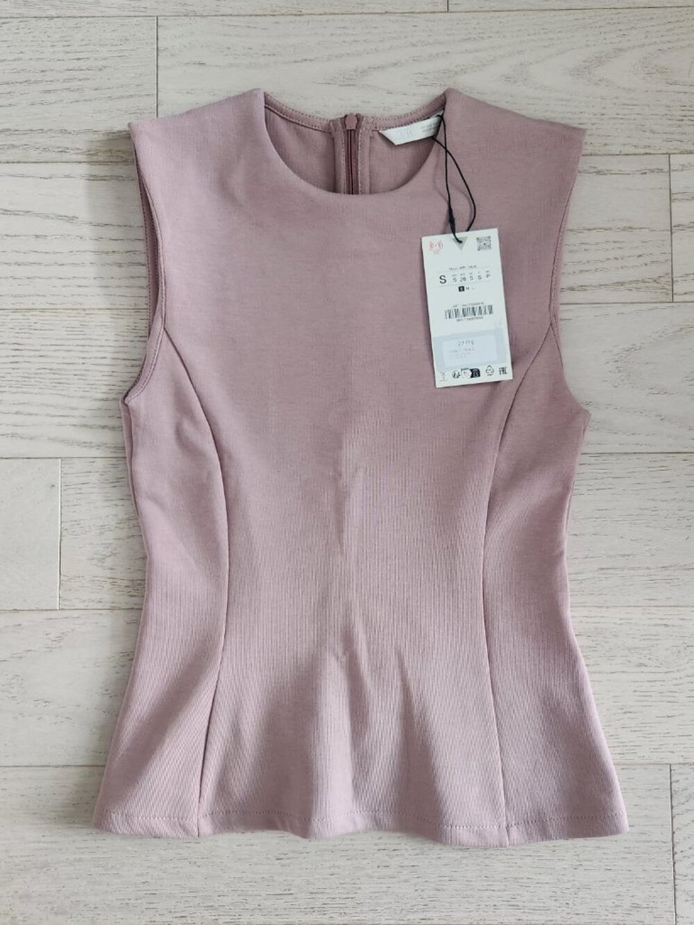 Pink Peplum Top